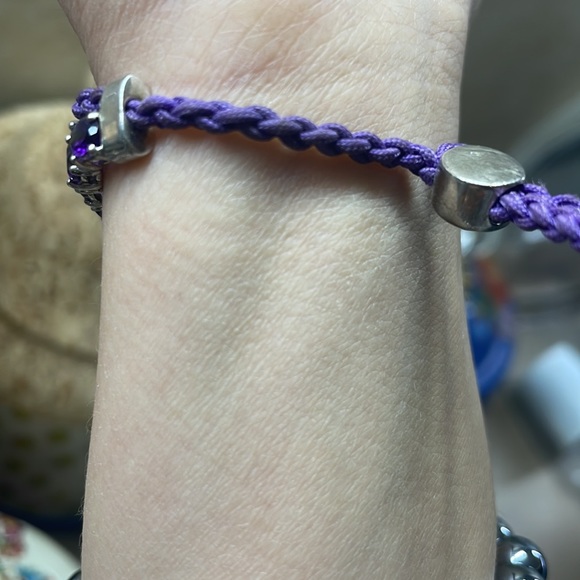 NYC ll Chuck Clemency gemstone bolo bracelet - Picture 6 of 8